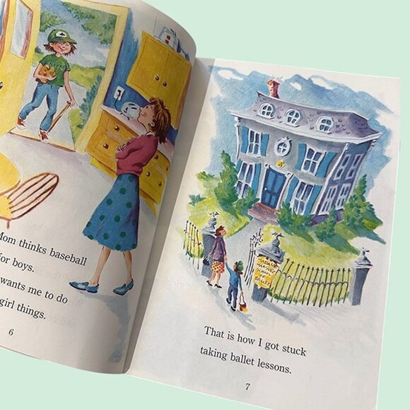 Step into Reading Baseball Ballerina Book - Picture 2 of 3